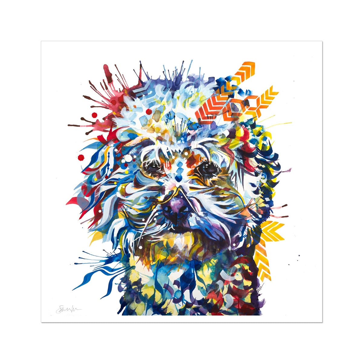 Dog Painting | Wall Art | Animal Art | Animal Artwork | Pet Portrait