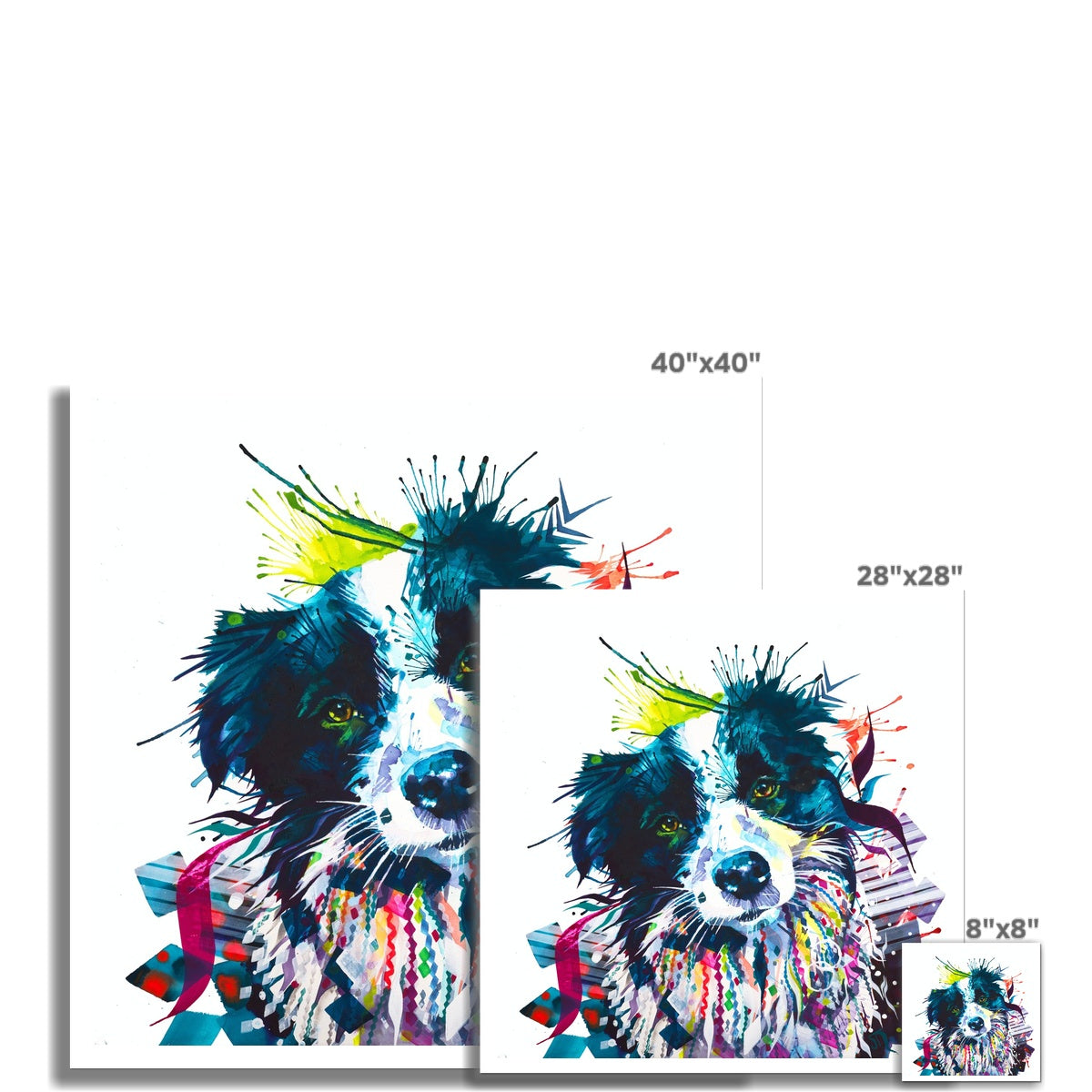 Dog Painting | Dog Portrait | Animal Wall Art