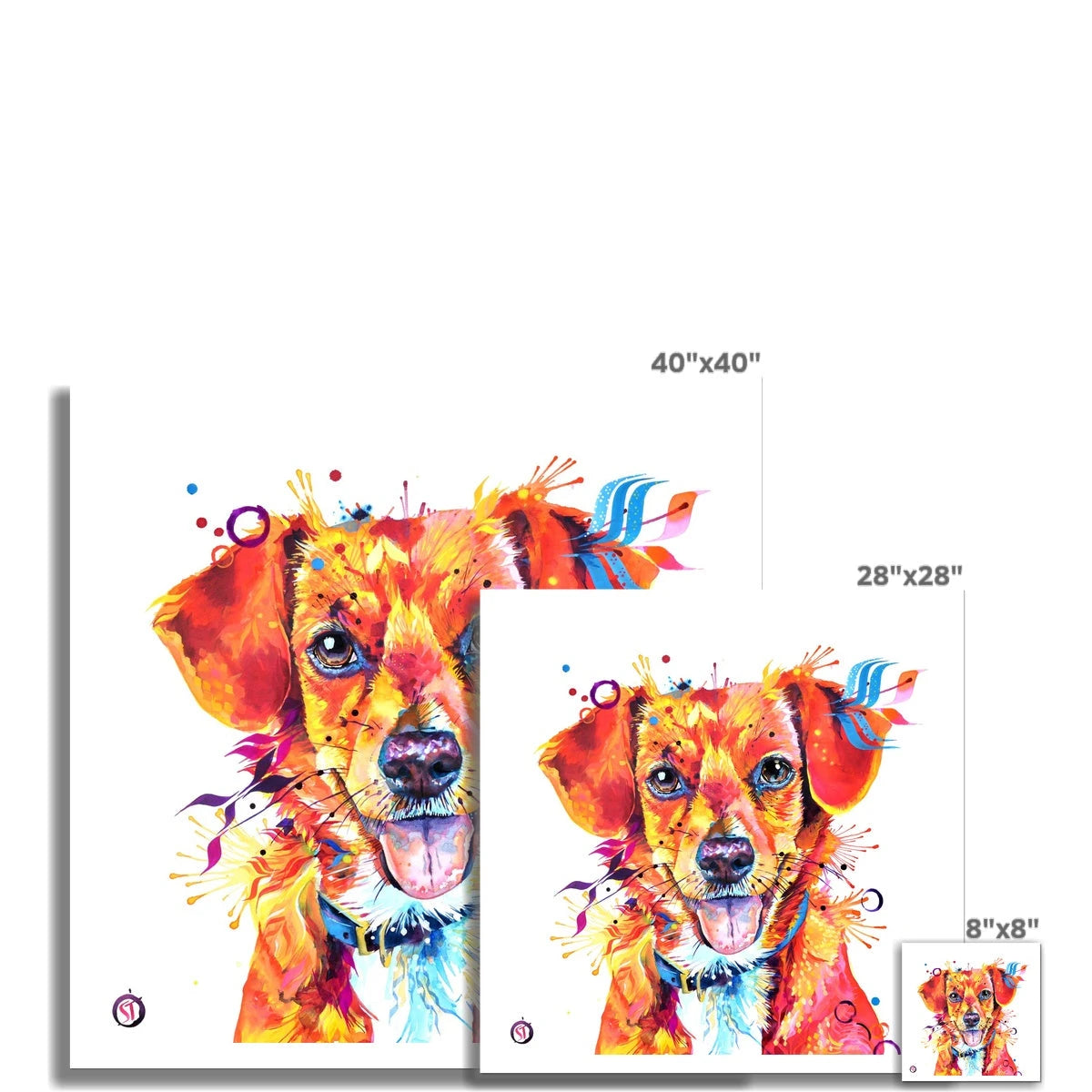 Dora the Beagle Terrier mix Fine Art Print Sarah Taylor Art