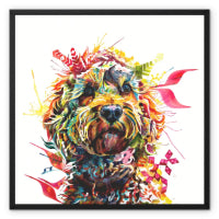 Cockapoo Artwork | Cockapoo Painting | Cockapoo Pet Portrait | Pet Artist | Dog Painting