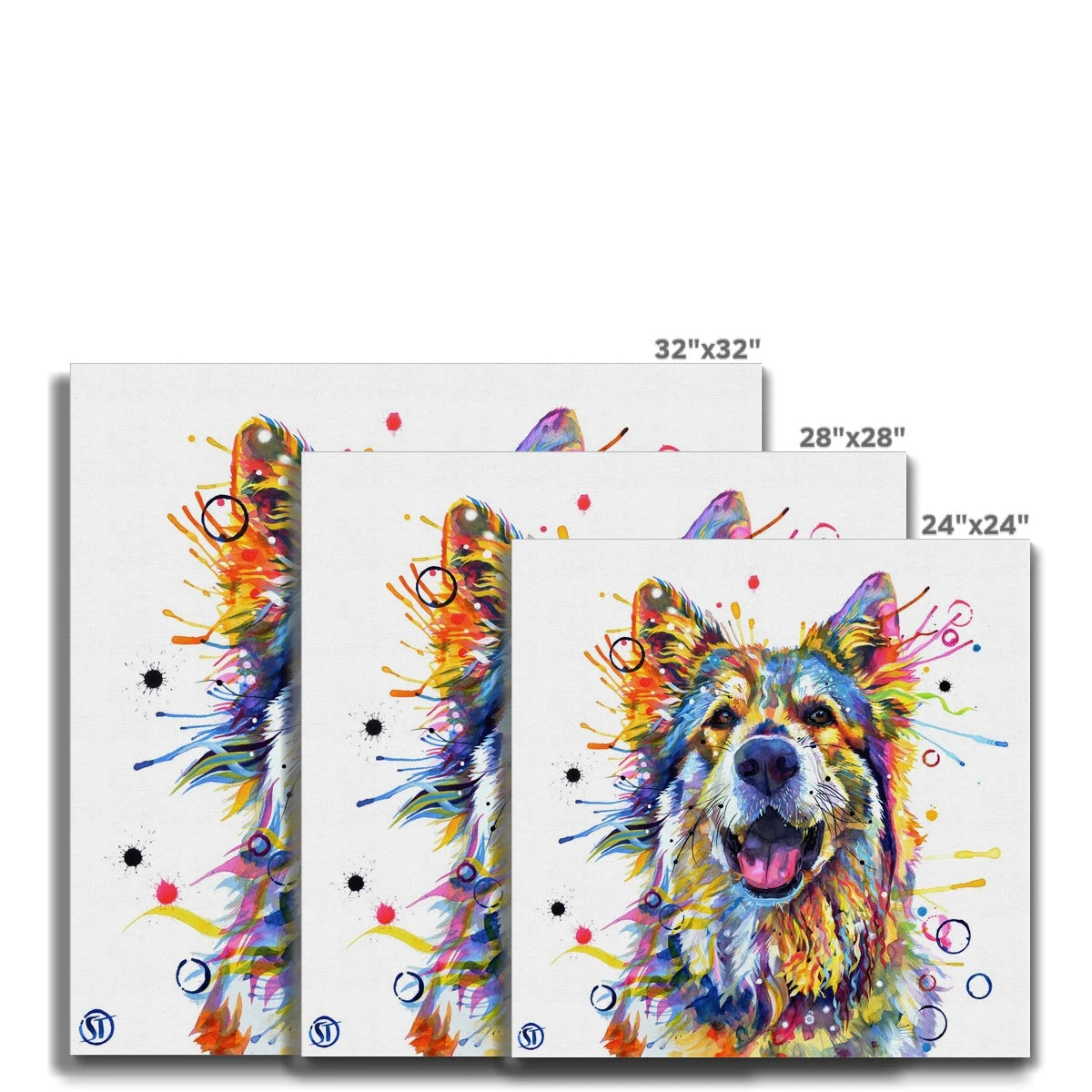 Dog Painting | Dog Portrait | Animal Wall Art | Animal Artwork