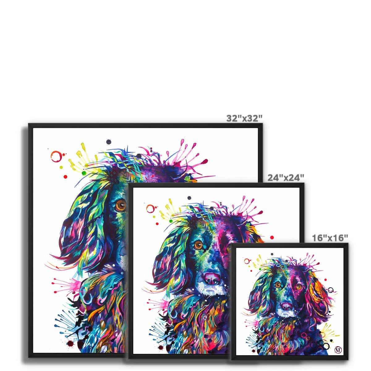 Dog Portrait | Animal Art | Dog Painting | Animal Art Wall Art | Pet Portrait