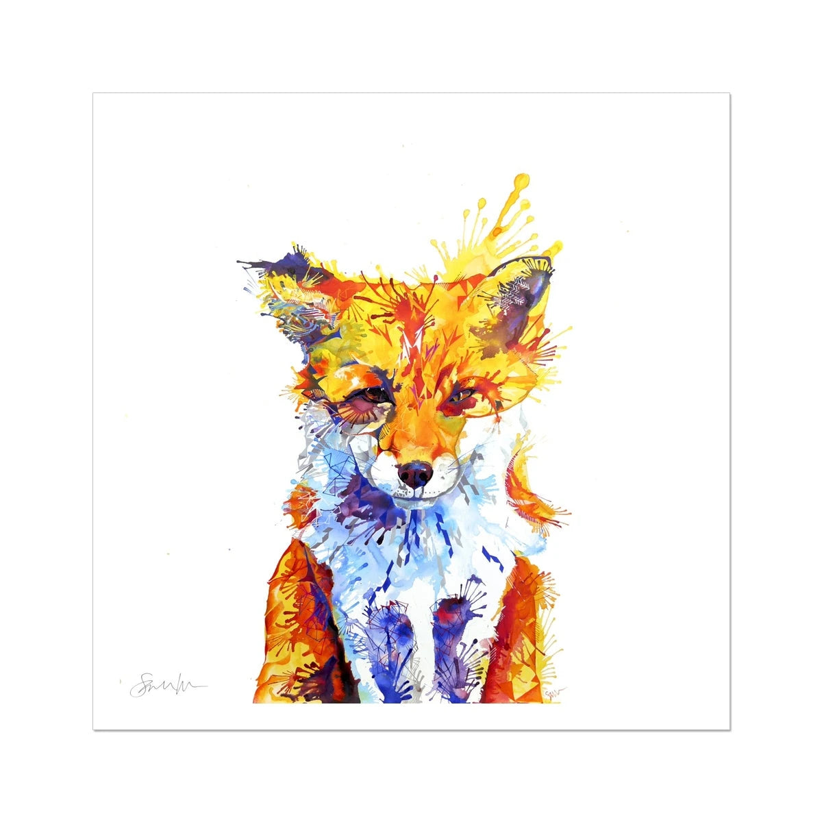 Fox of Delights Fine Art Print Sarah Taylor Art