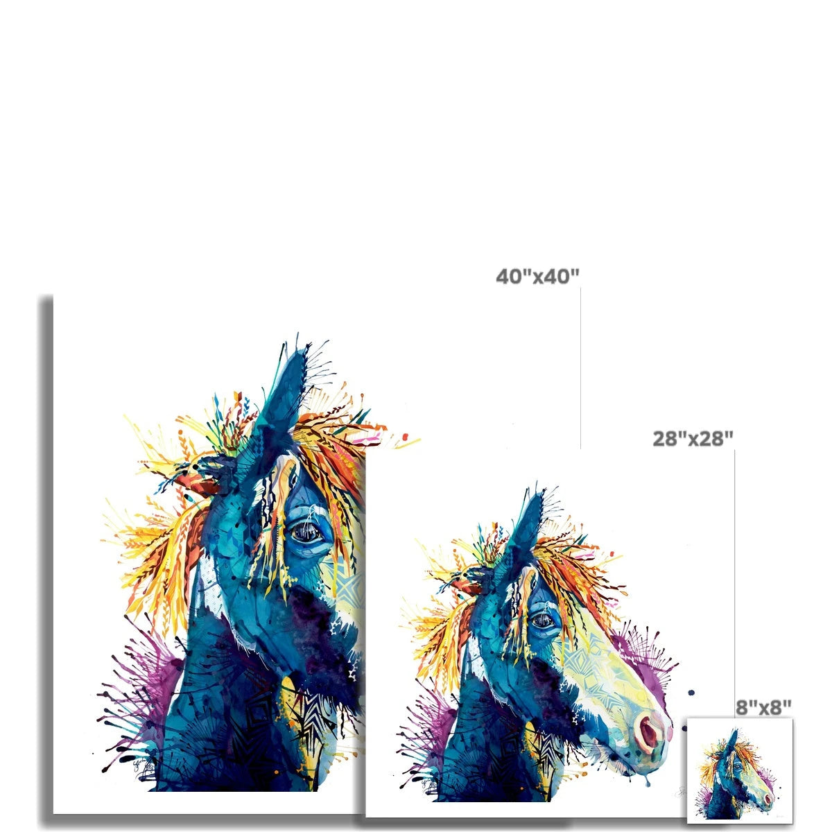 The Dark Horse Fine Art Print Sarah Taylor Art