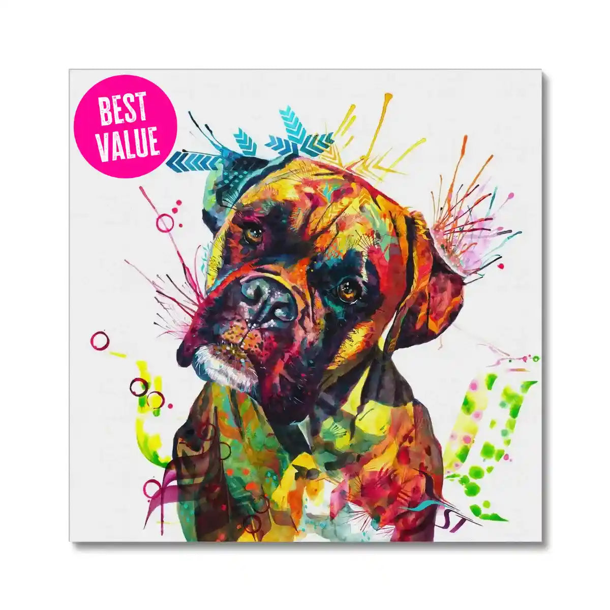 Cooper the Boxer Canvas