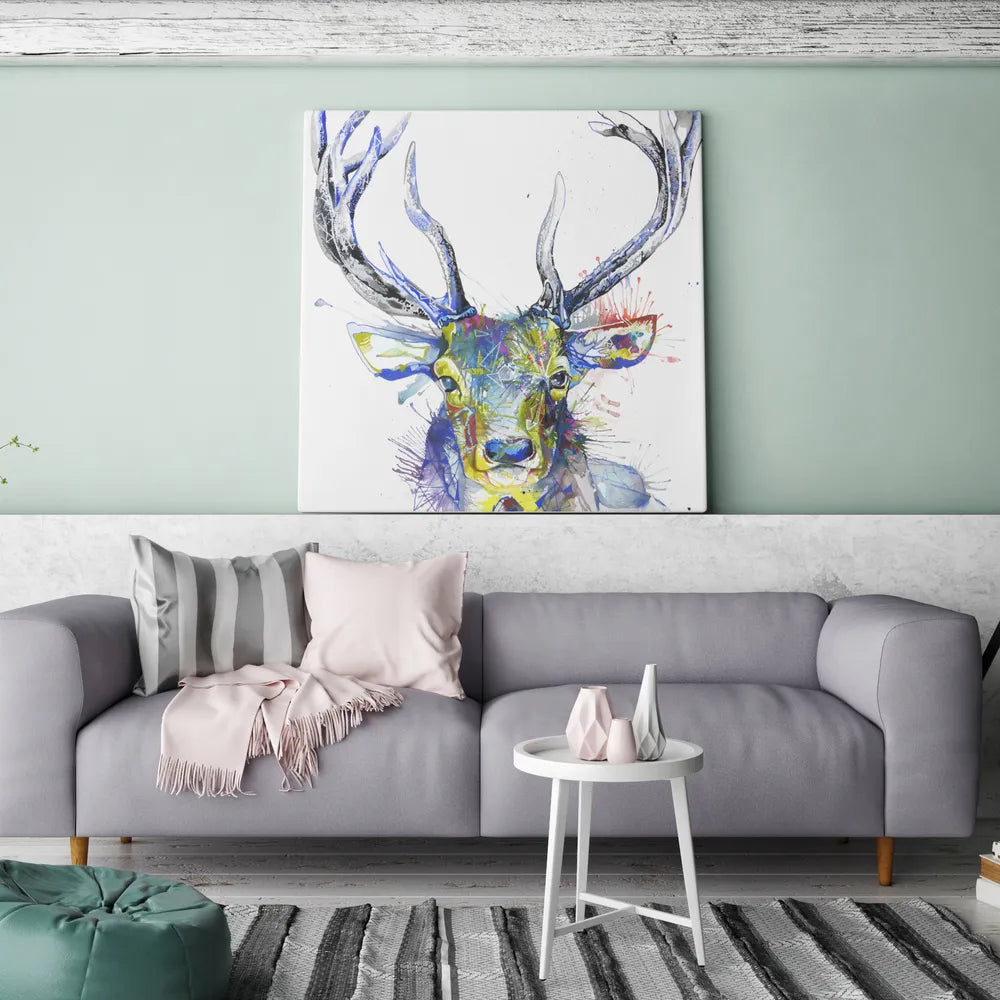 Stag Art | Wildlife Art | Nature Art | Animal Wall Art