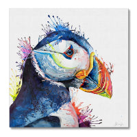 Puffin Wall Art | Animal Wall Art | Wall Art For Living Room Seaside Theme | Animal Artwork