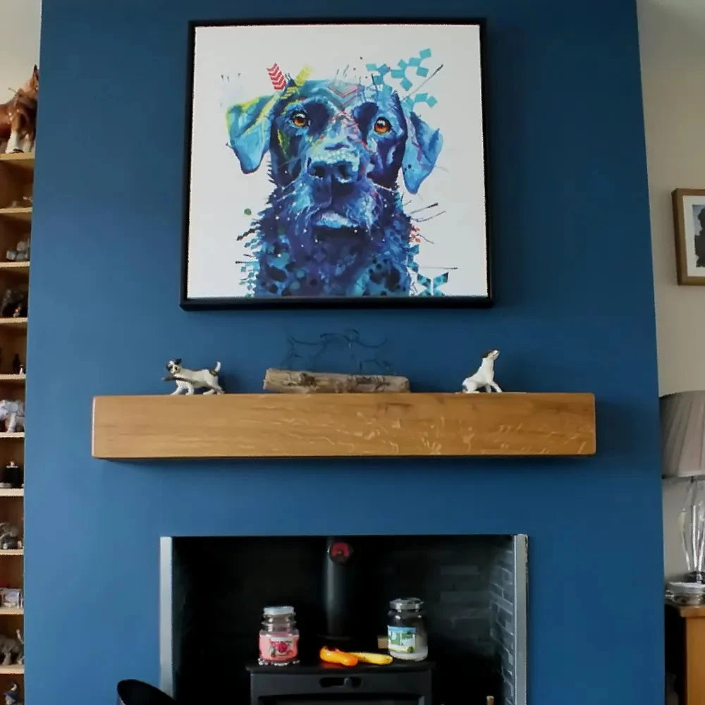 Dog Painting | Dog Portrait | Animal Wall Art | Animal Artwork