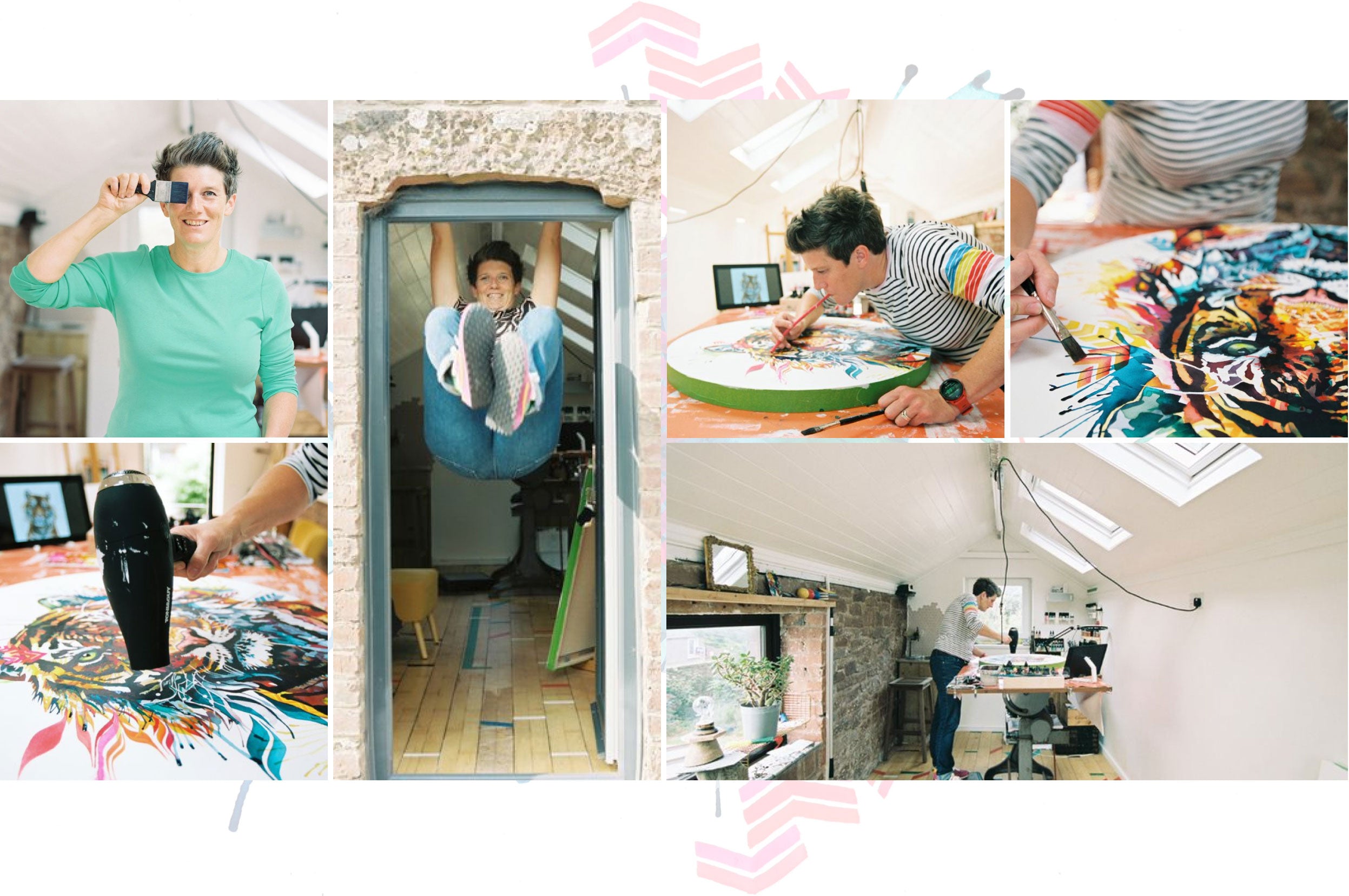 Sarah Taylor | Pet Portrait Artist | Abstract Wall Art | Framed Art | Modern Art | Framed Prints | Animal Portraits