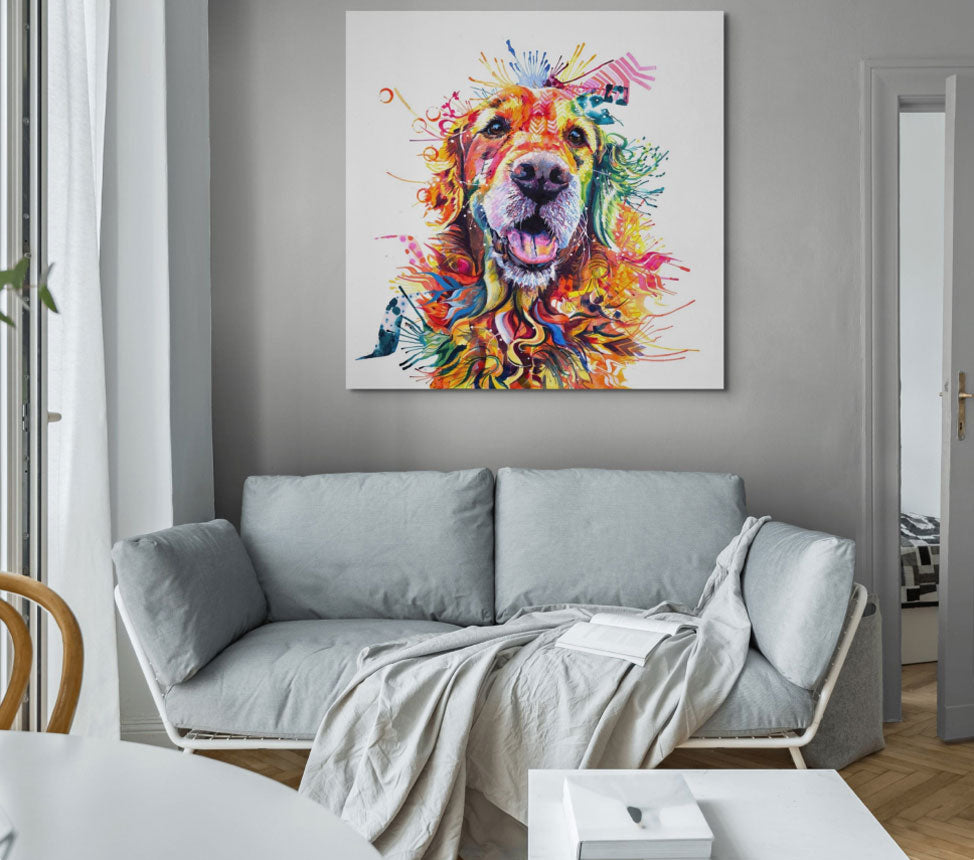 Dog Drawings | Dog Artwork | Dog Painting | Dog Portrait Artists UK | Dog Canvas Prints | Wall Art | Wall Prints