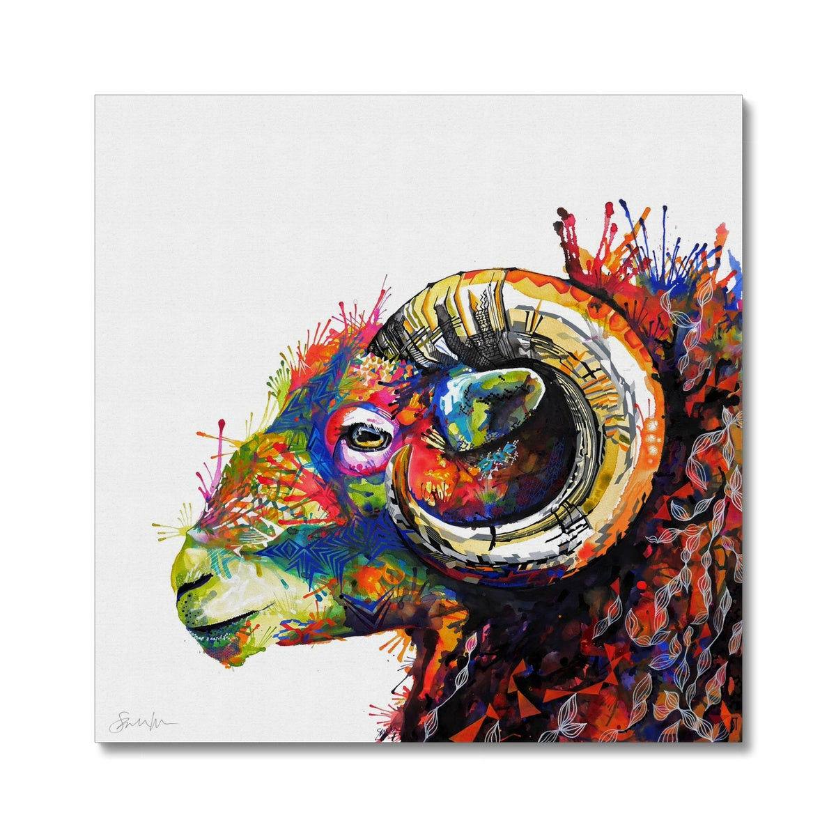 Wall Art | Framed Prints | Sarah Taylor | Modern Art | Abstract Art | Framed Art | Bright Wall Art | Colourful Animal Art