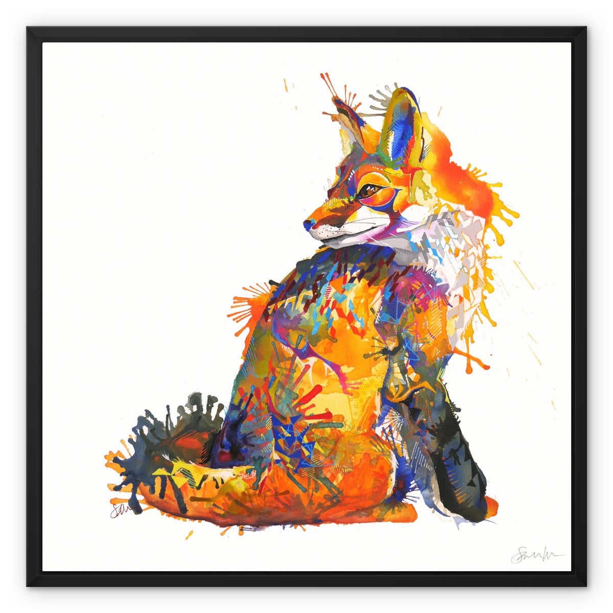 Wildlife Art | Wall Art | Framed Prints | Sarah Taylor | Modern Art | Framed Wall Art | Abstract Art | Framed Art | Bright Wall Art | Colourful Animal Art
