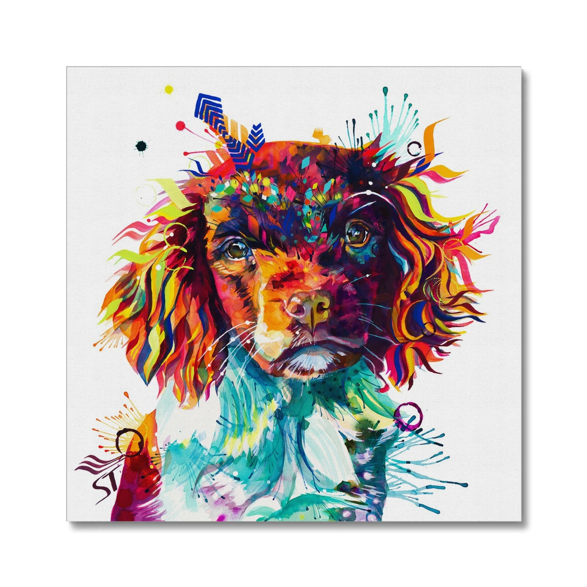 Wallart | Dog Drawings | Modern Art | Pet Portraits | Framed Wall Art | Dog Artwork
