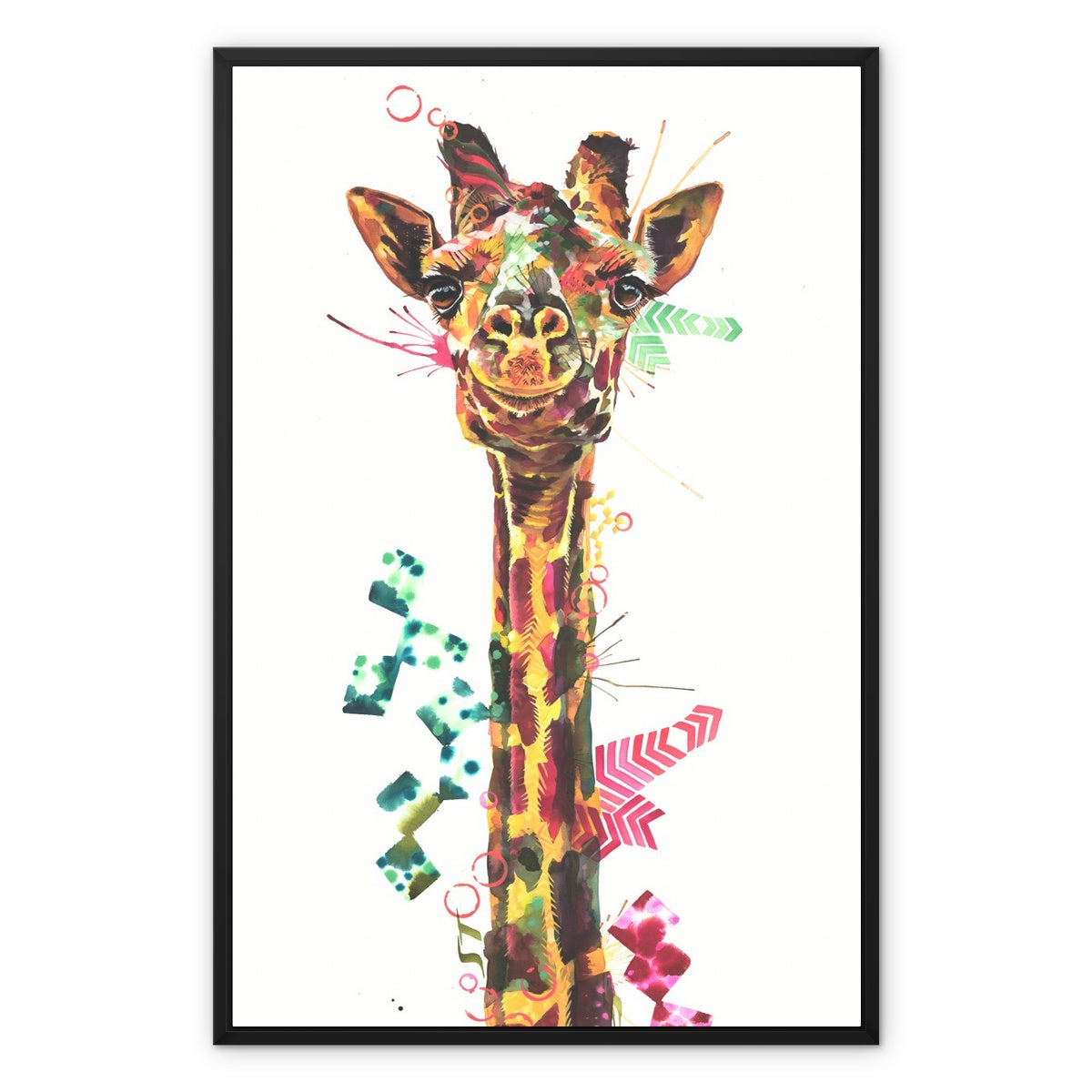 Wall Art | Framed Prints | Sarah Taylor | Modern Art | Framed Wall Art | Pet Portraits | Abstract Art | Framed Art | Bright Wall Art | Colourful Animal Art