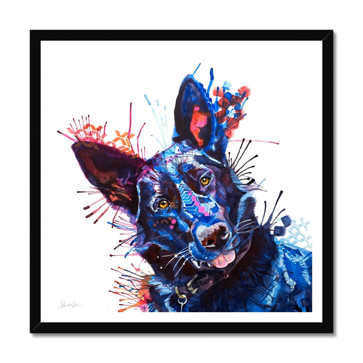 Dog Drawings | Dog Portrait | Sarah Taylor | Pet Portrait Artists | Pet Portraits | Art Commissions | Framed Prints | Wall Prints | Living Room Wall Art