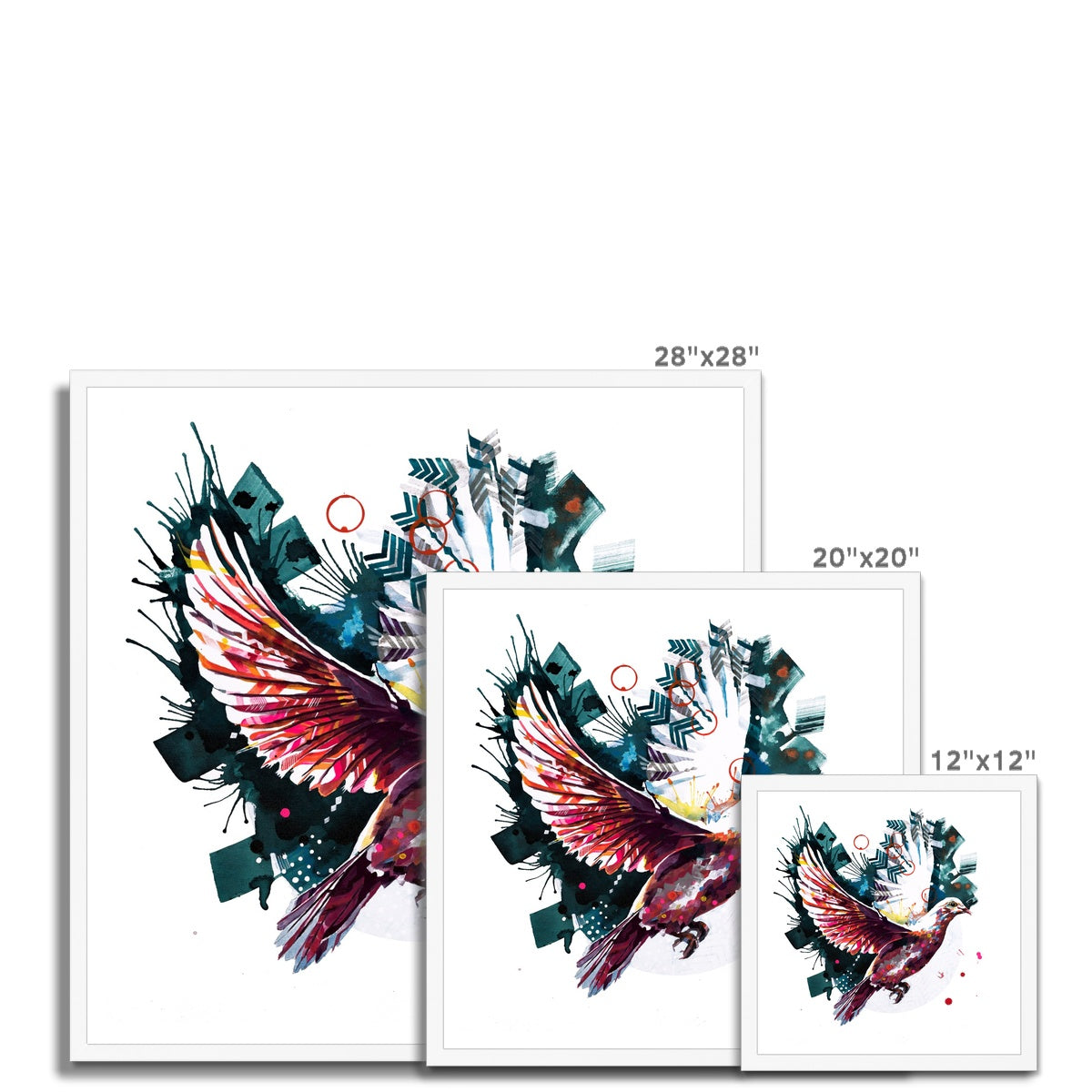 Wall Art | Framed Prints | Sarah Taylor | Modern Art | Framed Wall Art | Pet Portraits | Abstract Art | Framed Art | Bright Wall Art | Colourful Animal Art