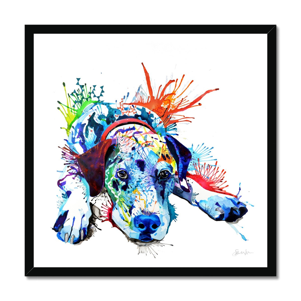Dog Drawings | Dog Portrait | Sarah Taylor | Pet Portrait Artists | Pet Portraits | Art Commissions | Framed Prints | Wall Prints | Living Room Wall Art