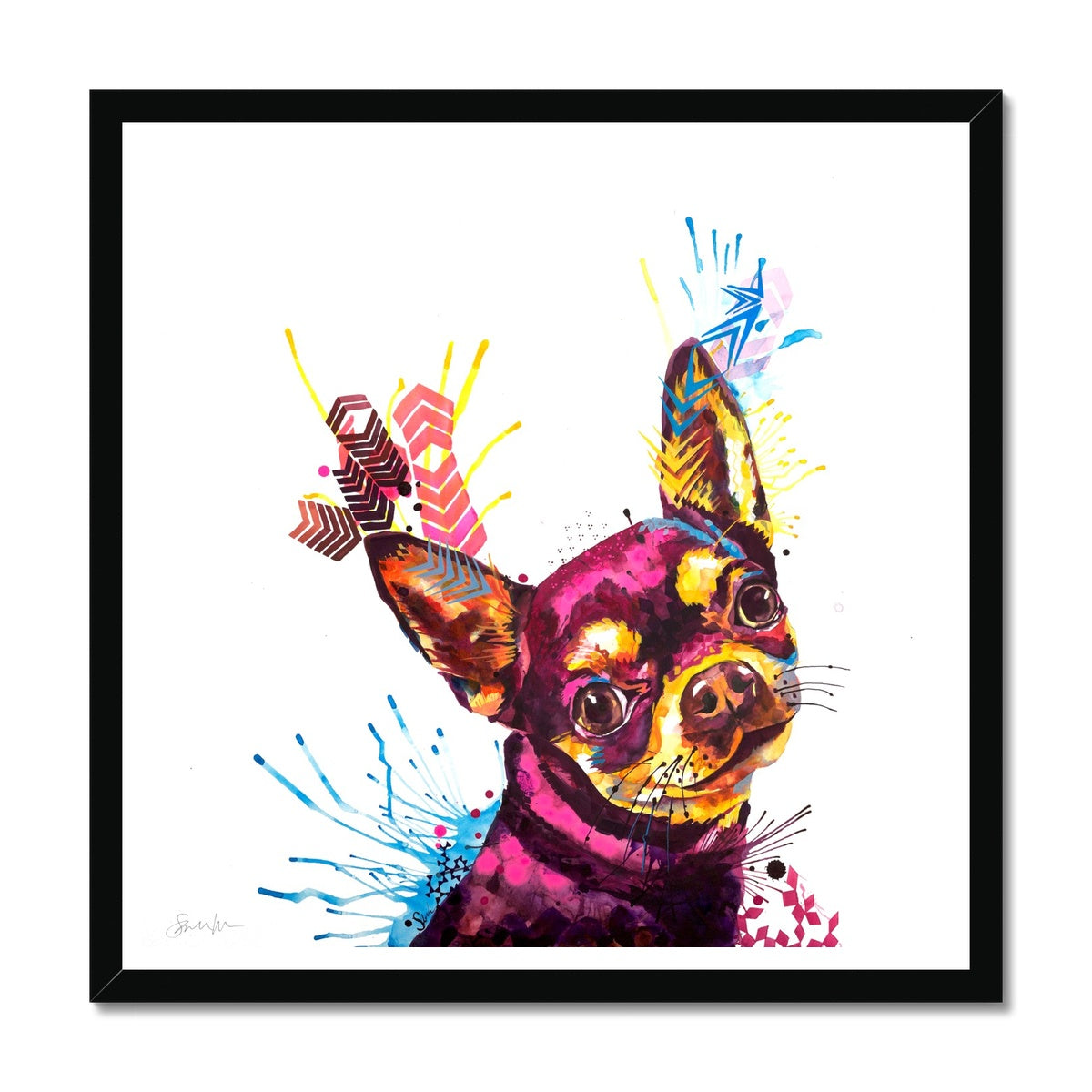 Dog Drawings | Dog Portrait | Sarah Taylor | Pet Portrait Artists | Pet Portraits | Art Commissions | Framed Prints | Wall Prints | Living Room Wall Art