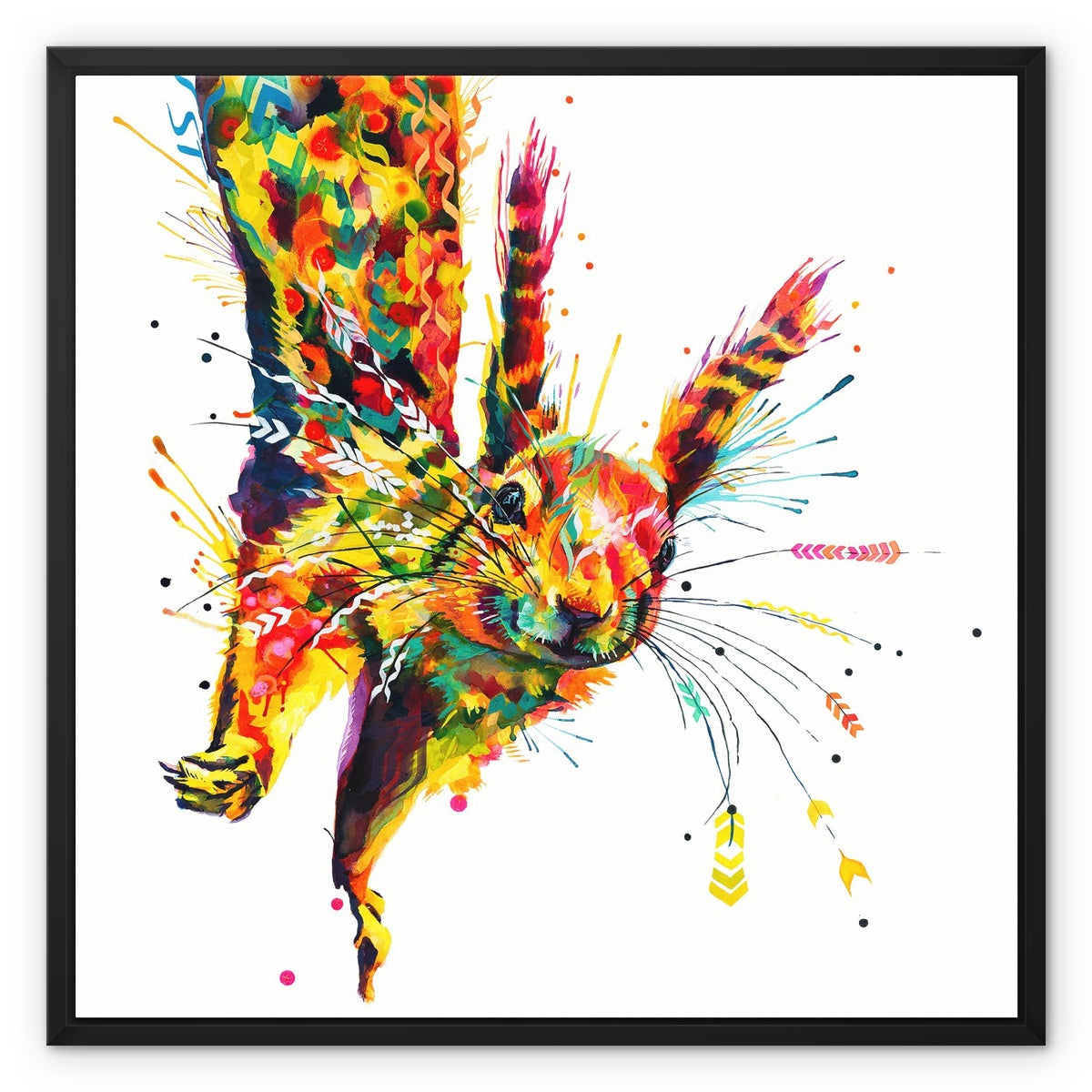 Squirrel Art | Wall Art | Animal Art | Animal Artwork | Pet Portrait