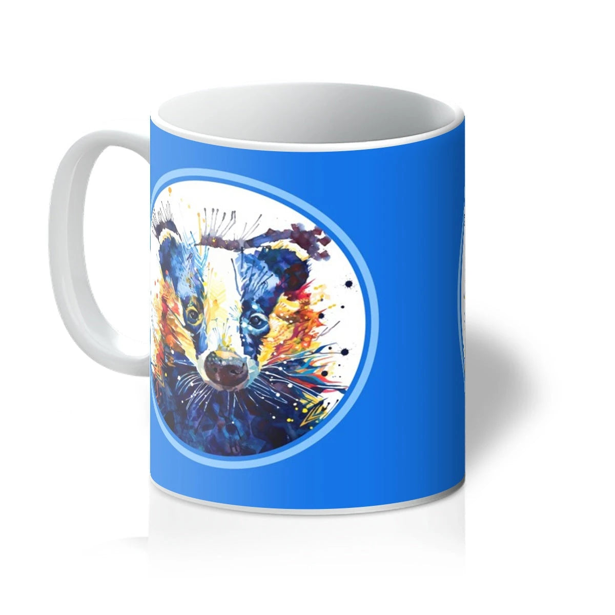 Badger Mug | Animal Mugs | Sarah Taylor | Wildlife Art | Modern Art | Animal Picture