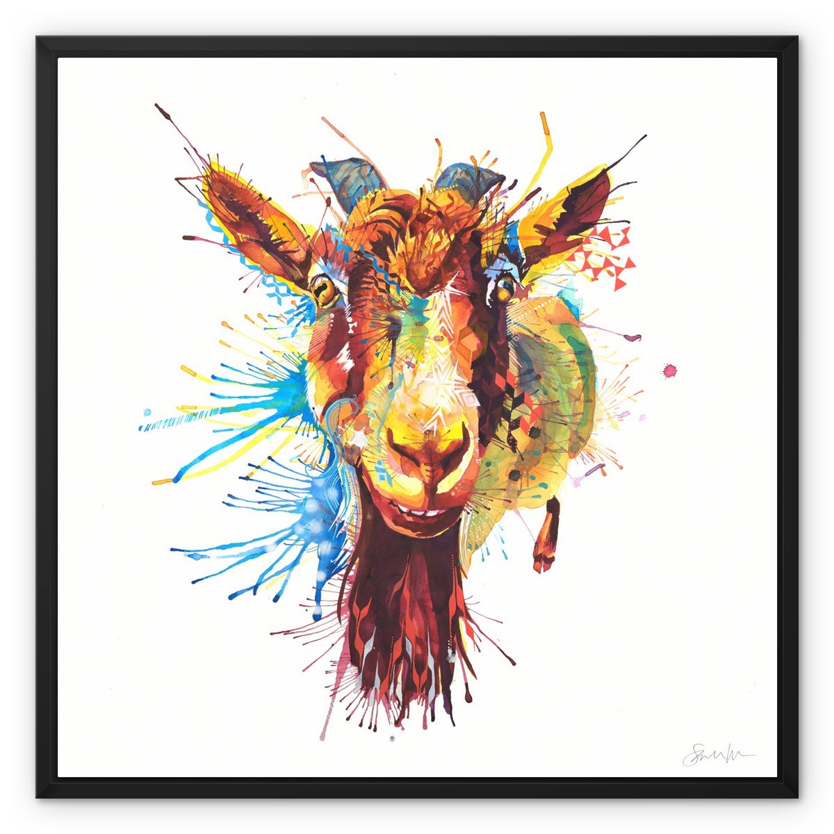 Wall Art | Framed Prints | Sarah Taylor | Modern Art | Framed Wall Art | Abstract Art | Framed Art | Bright Wall Art | Colourful Animal Art