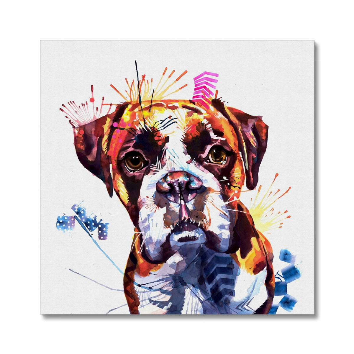 Dog Drawings | Dog Portrait | Dog Canvas Prints | Personalised Dog Portrait | Sarah Taylor | Framed Prints | Wall Prints