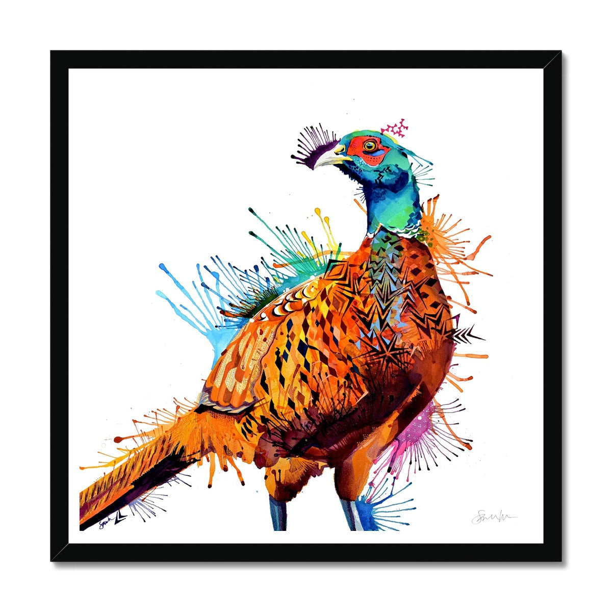 Wall Art | Framed Prints | Sarah Taylor | Modern Art | Framed Wall Art | Framed Art | Bright Wall Art | Colourful Animal Art