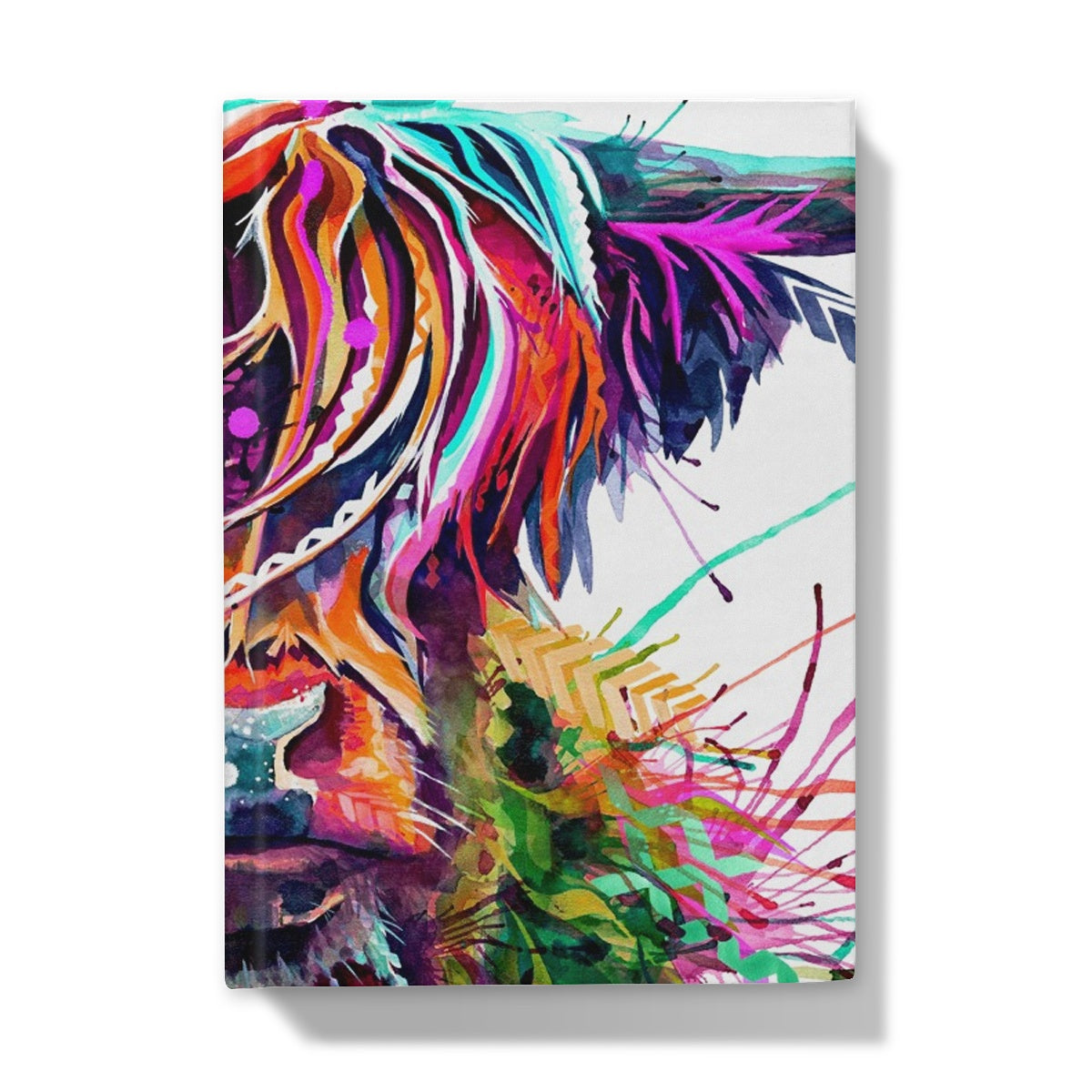 Highland Cow Painting | Highland Cow Painting (UK) | Animal Artwork | Bright Wall Art | Sarah Taylor