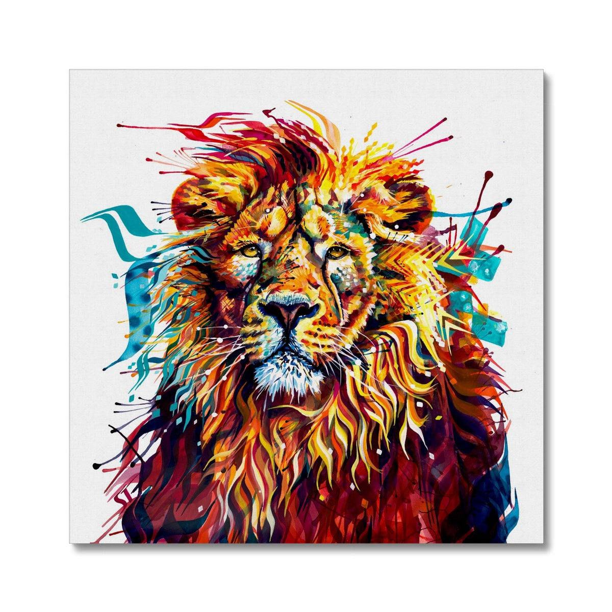Lion Artwork | Lion Painting | Lion Wall Art | Wall Art | Sarah Taylor | Framed Art