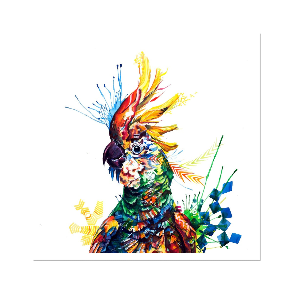 Wall Art | Framed Prints | Sarah Taylor | Modern Art | Framed Wall Art | Abstract Art | Framed Art | Bright Wall Art | Colourful Animal Art