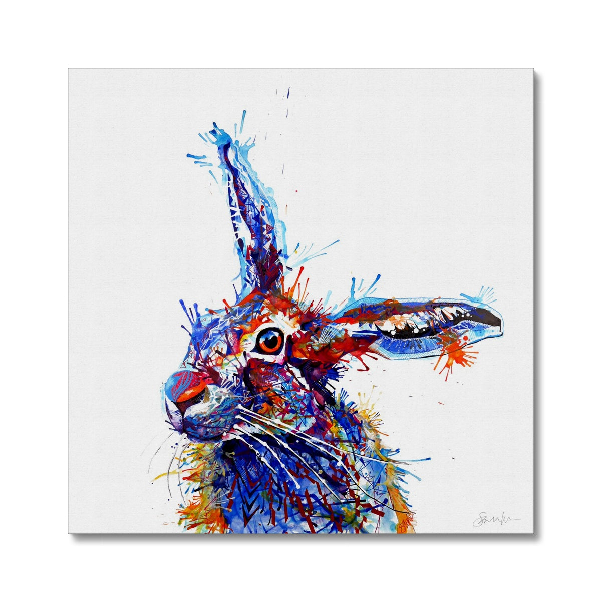 Wall Art | Framed Prints | Sarah Taylor | Modern Art | Framed Wall Art | Pet Portraits | Abstract Art | Framed Art | Bright Wall Art | Colourful Animal Art