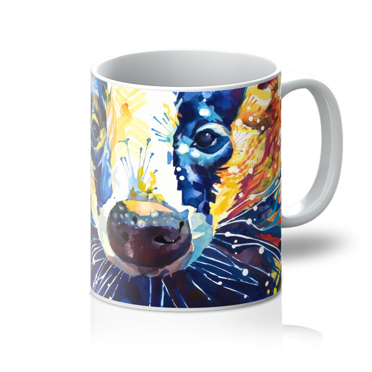 Animal Mugs | Animals On Mugs | Wildlife Art | Animal Art | Pet Portrait Artist | Colourful Animal Art | Animal Portraits