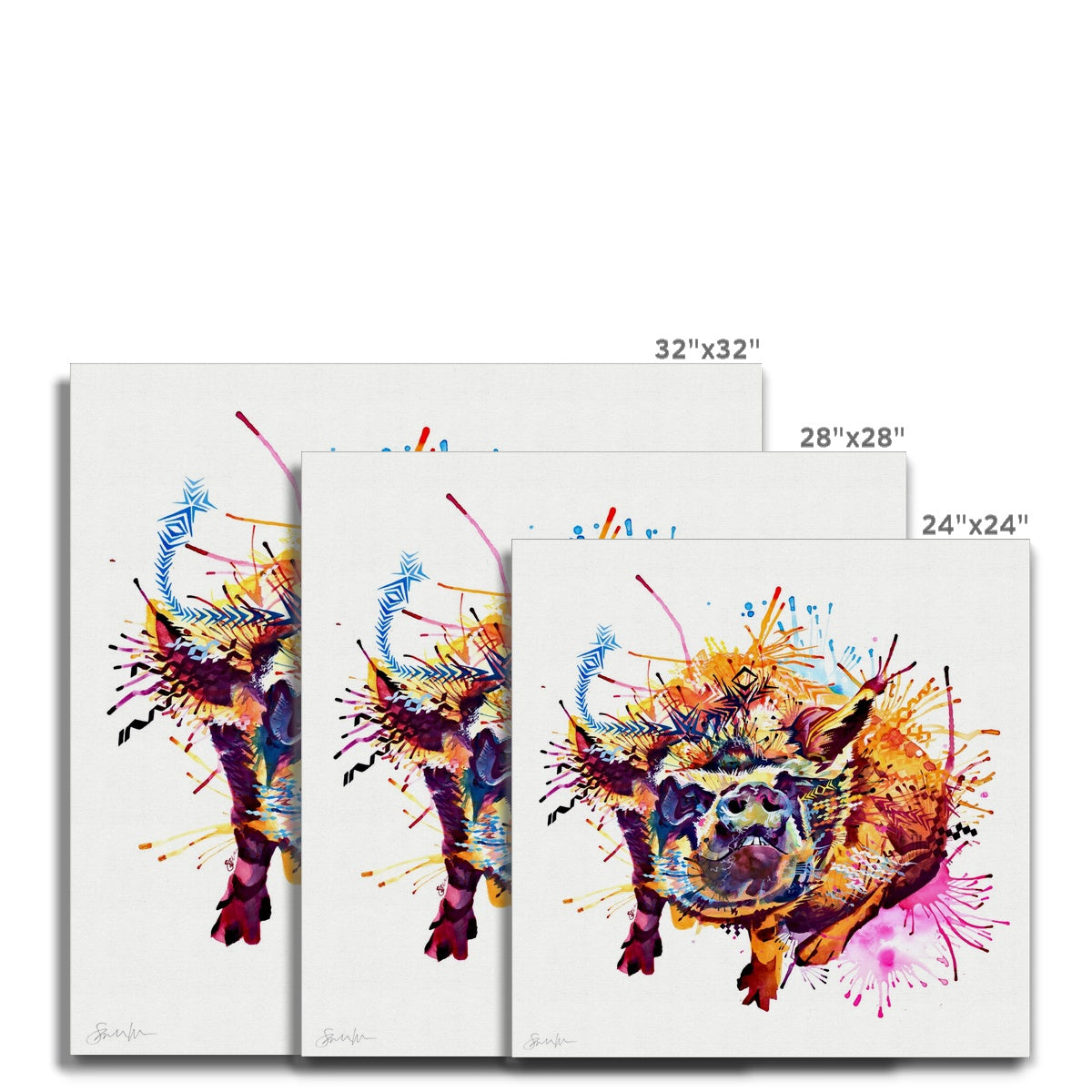 Wall Art | Framed Prints | Sarah Taylor | Modern Art | Framed Wall Art | Abstract Art | Framed Art | Bright Wall Art | Colourful Animal Art