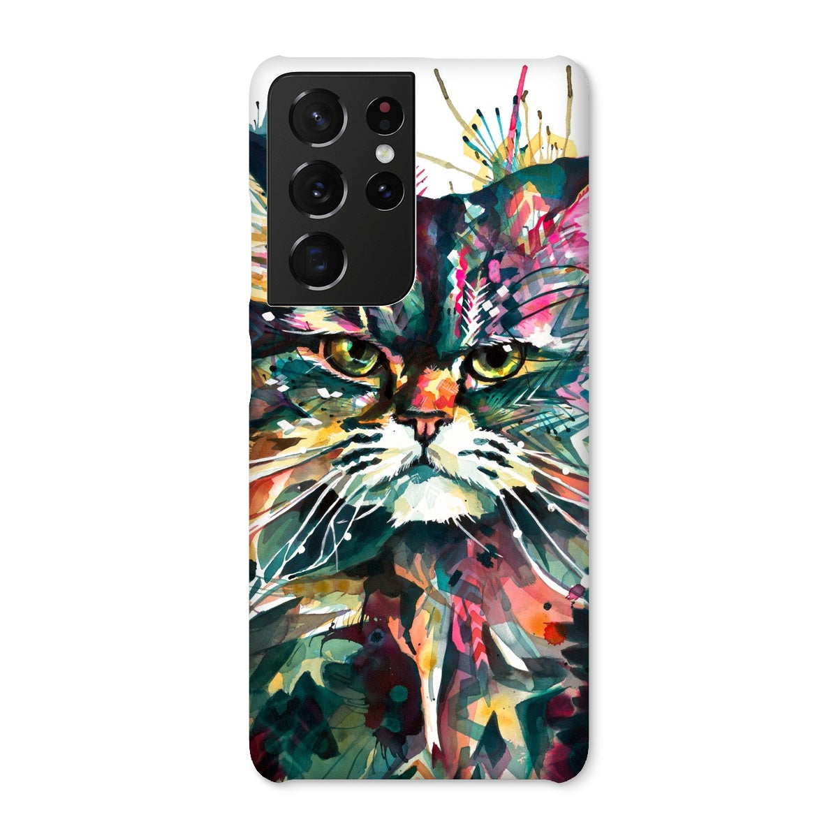 Cat Artwork | Cat Painting | Sarah Taylor | Framed Art | Animal Portraits | Modern Art