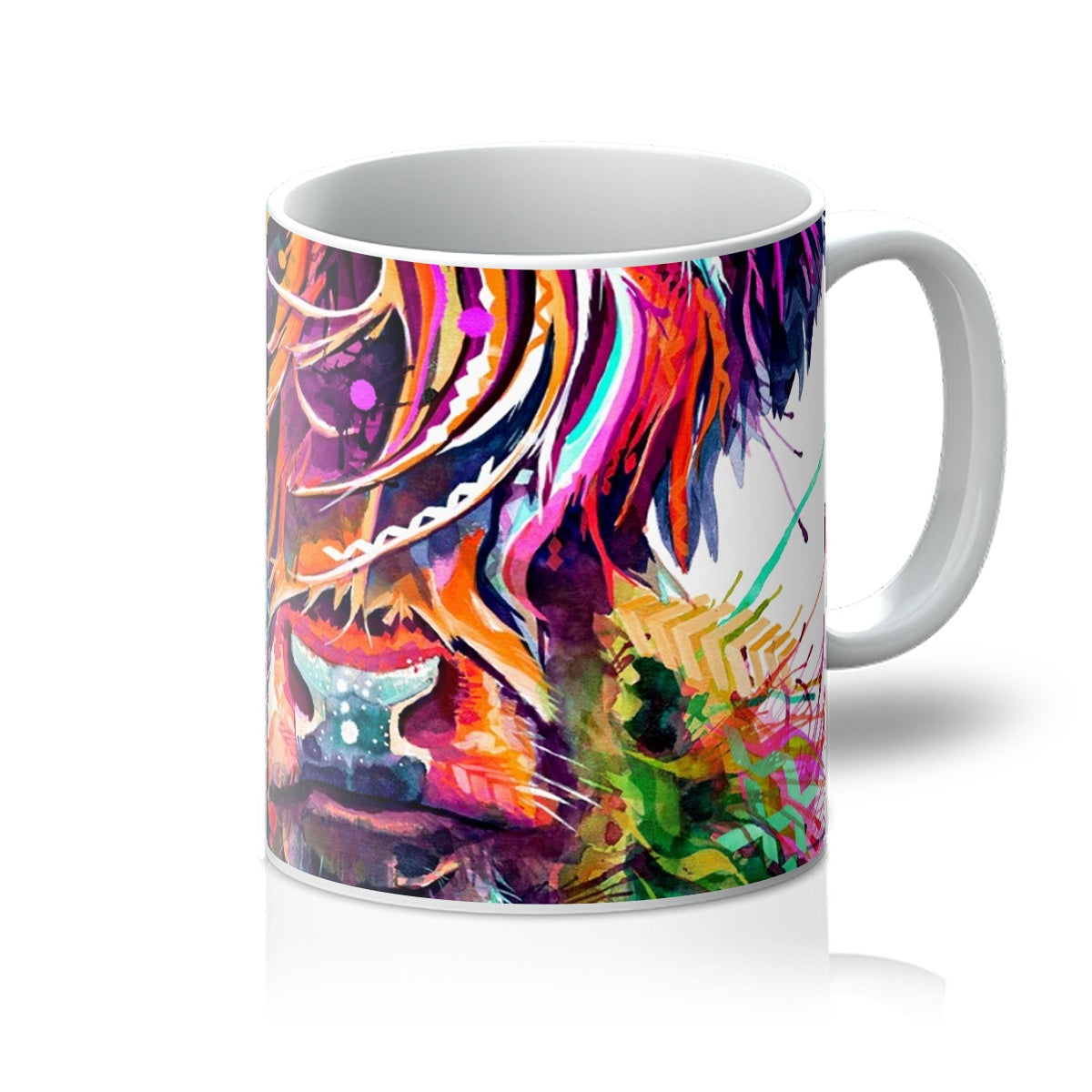 Highland Cow Mug | Animal Mug | Highland Cow Print | Highland Cow Painting | Highland Cow Painting (UK) | Animal Artwork | Highland Cattle Cushions | Sarah Taylor