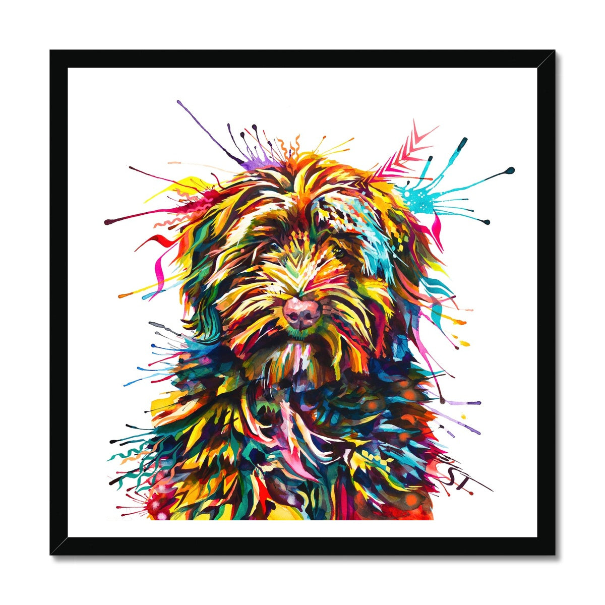 Dog Drawings | Dog Portrait | Sarah Taylor | Pet Portrait Artists | Dog Portrait | Pet Portraits | Art Commissions | Framed Prints | Wall Prints | Living Room Wall Art