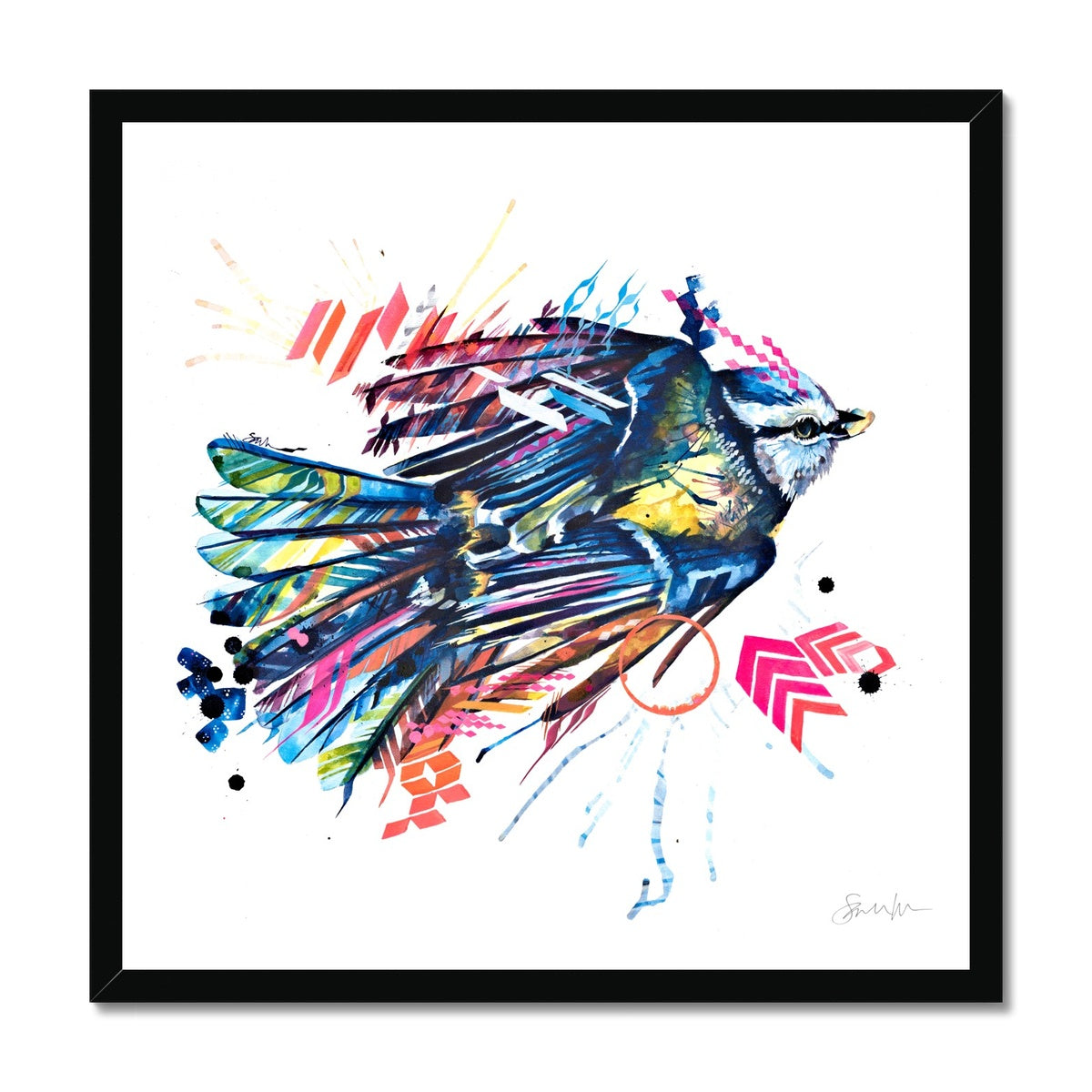 Wall Art | Framed Prints | Sarah Taylor | Modern Art | Framed Wall Art | Pet Portraits | Abstract Art | Framed Art | Bright Wall Art | Colourful Animal Art