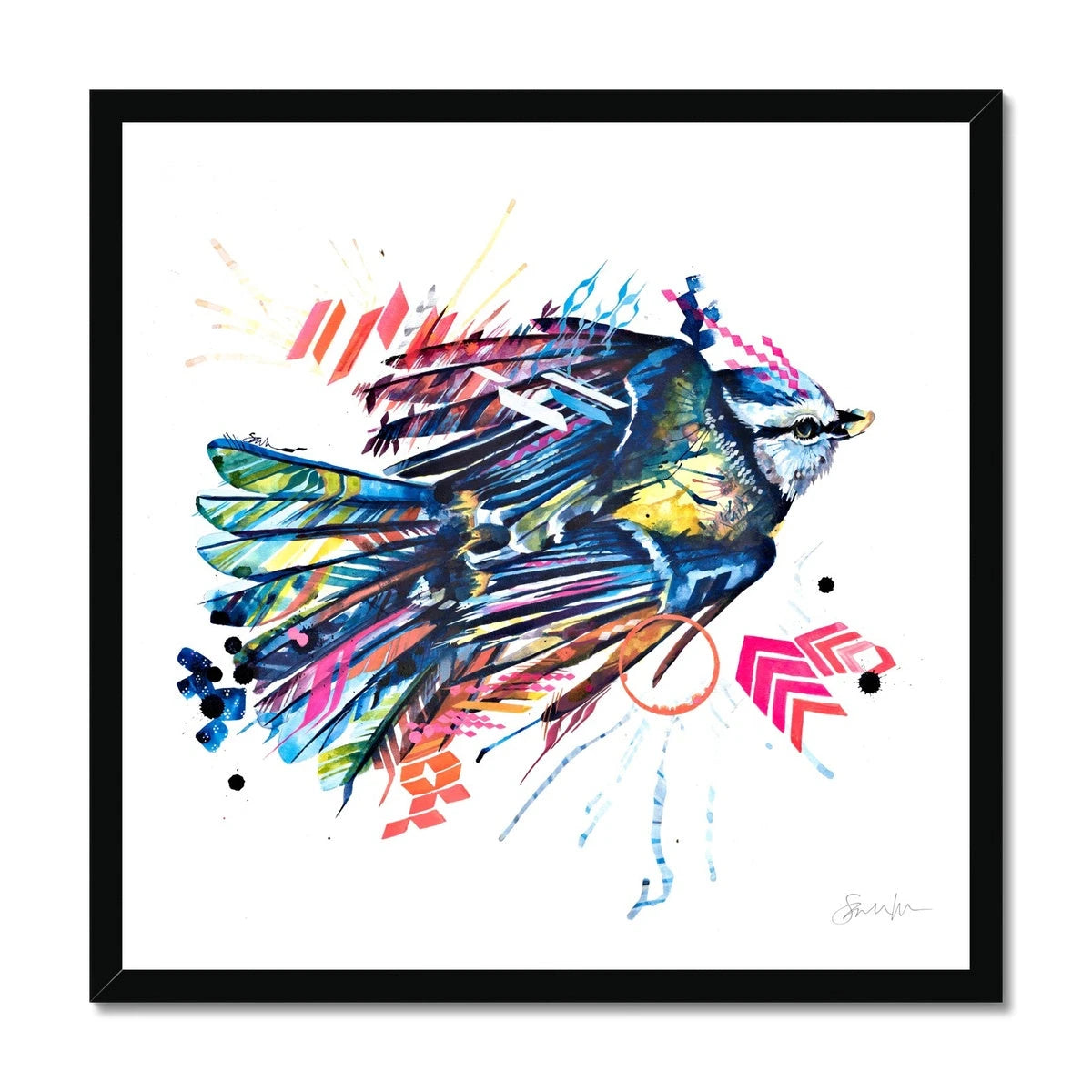 Wall Art | Framed Prints | Sarah Taylor | Modern Art | Framed Wall Art | Pet Portraits | Abstract Art | Framed Art | Bright Wall Art | Colourful Animal Art