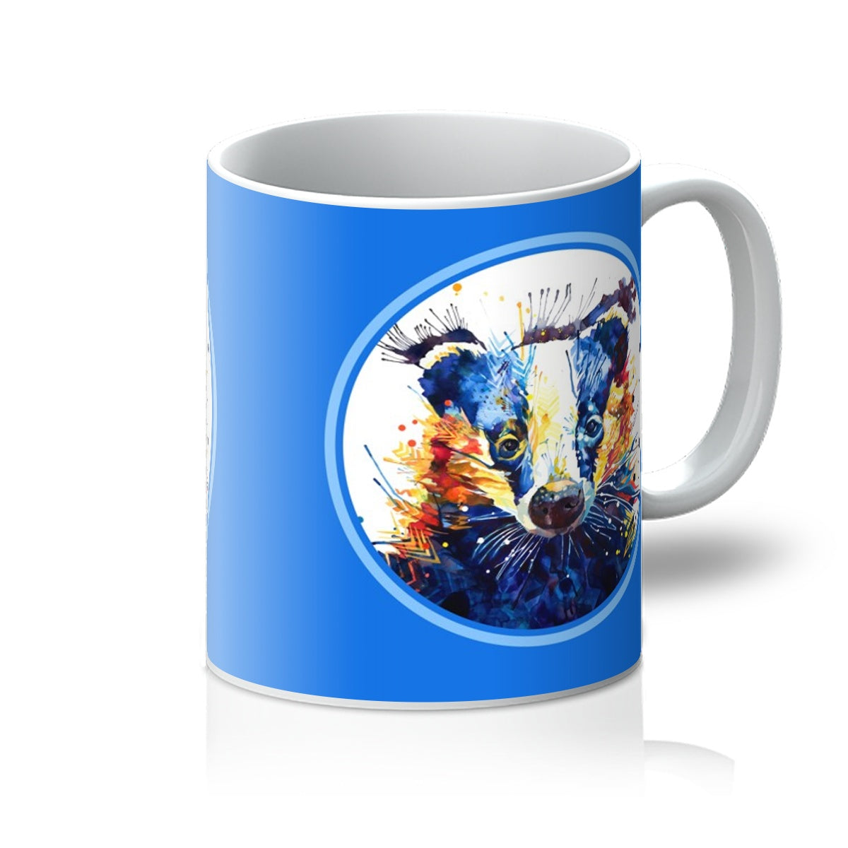 Badger Mug | Animal Mugs | Sarah Taylor | Wildlife Art | Modern Art | Animal Picture