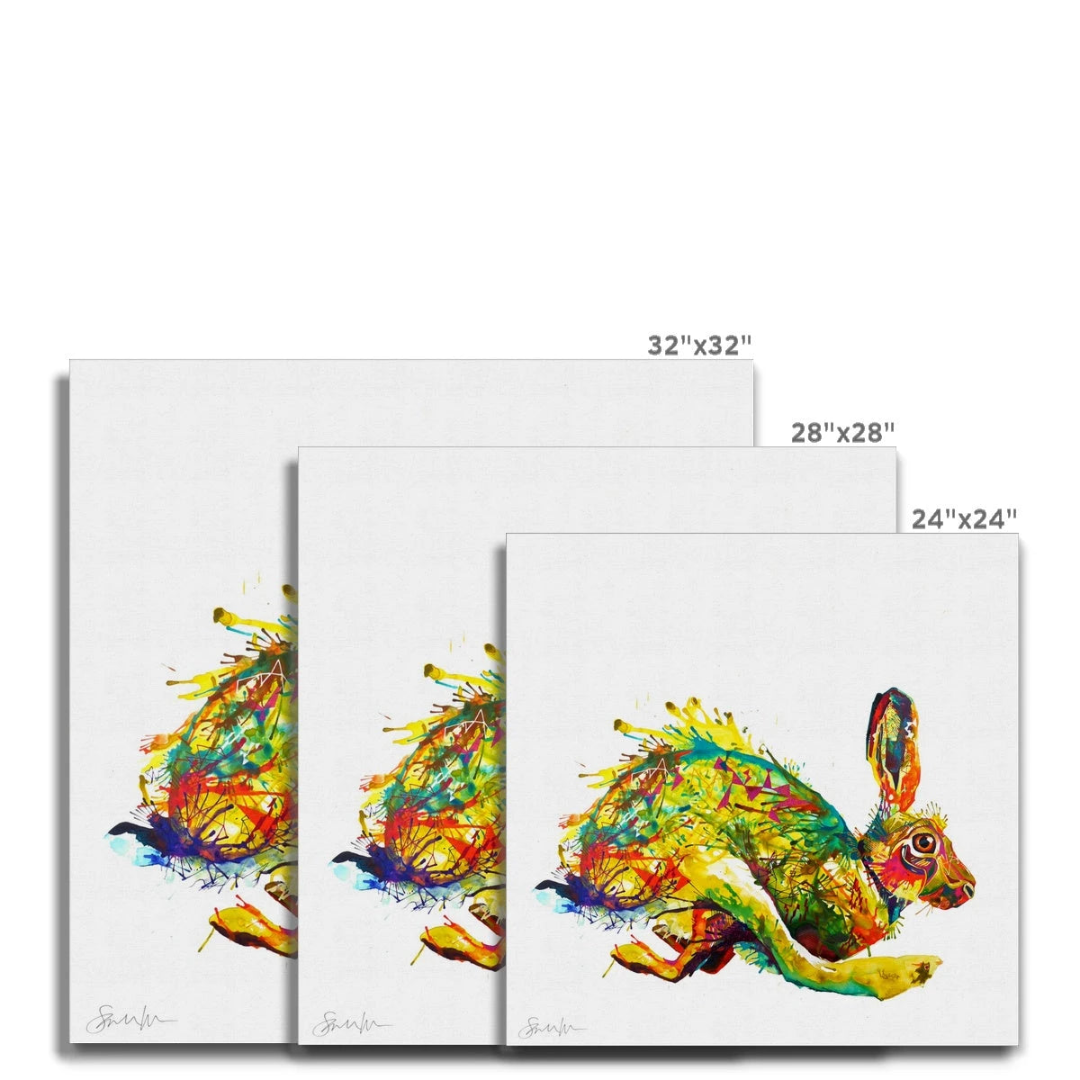 Modern Art | Rabbit Prints | Animal Picture | Animal Print | Animal Art | Wall Art Canvases