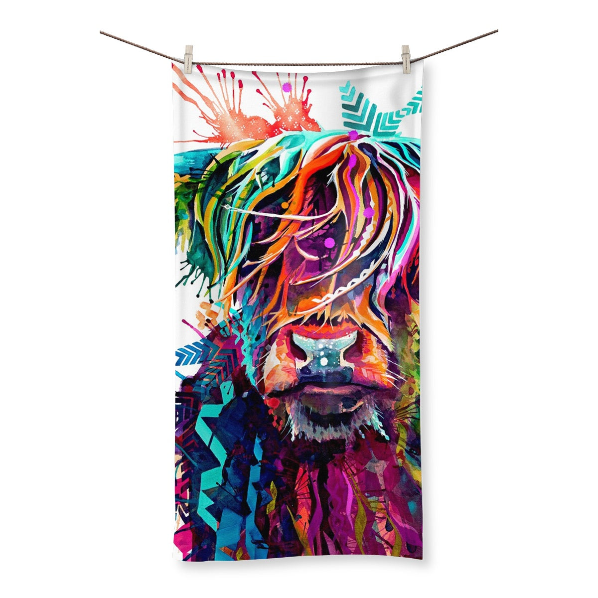 Highland Cow Painting | Highland Cow Painting (UK) | Animal Artwork | Animal Portraits | Sarah Taylor