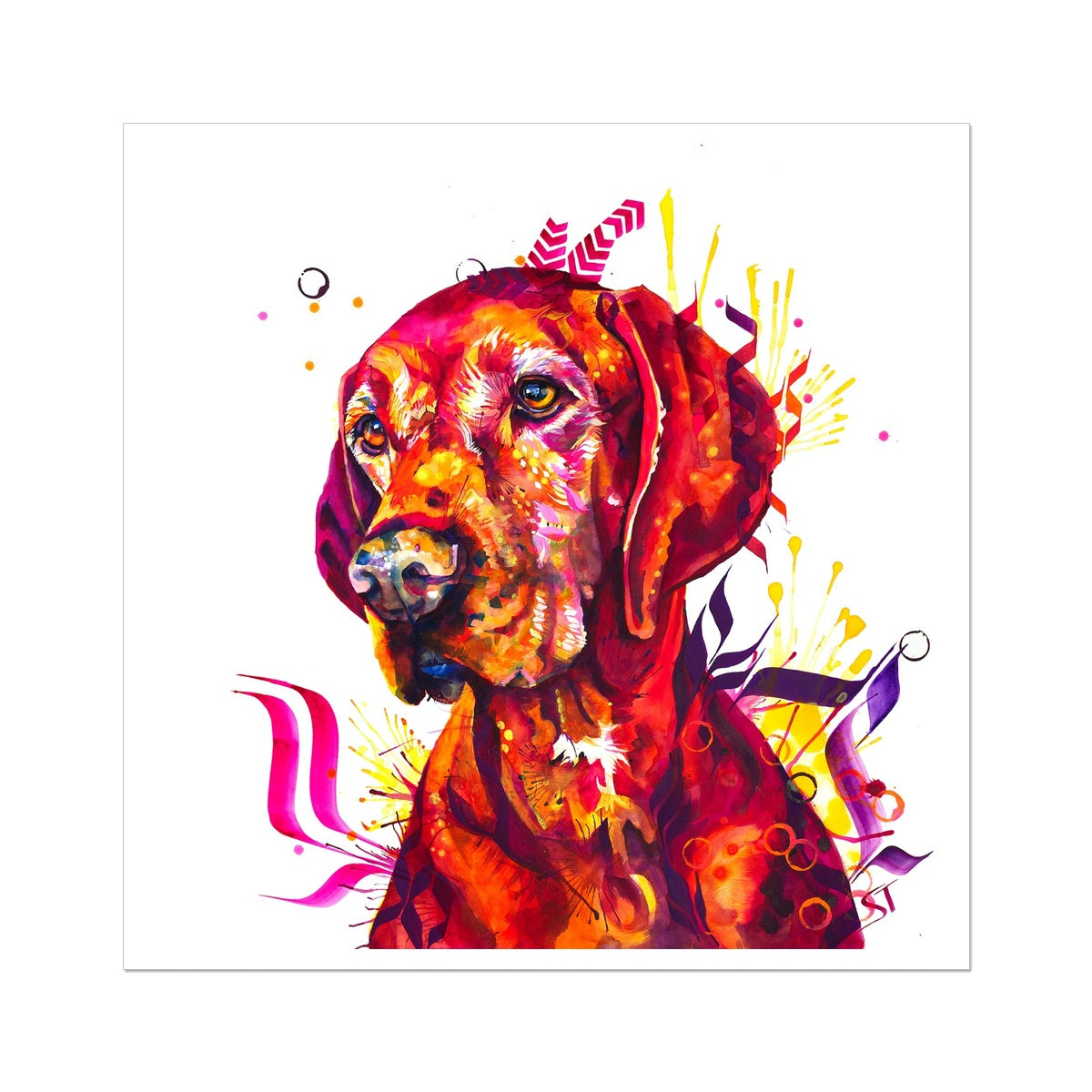 Dog Drawings | Dog Portrait | Pet Portrait | Framed Prints | Wall Prints | Living Room Wall Art