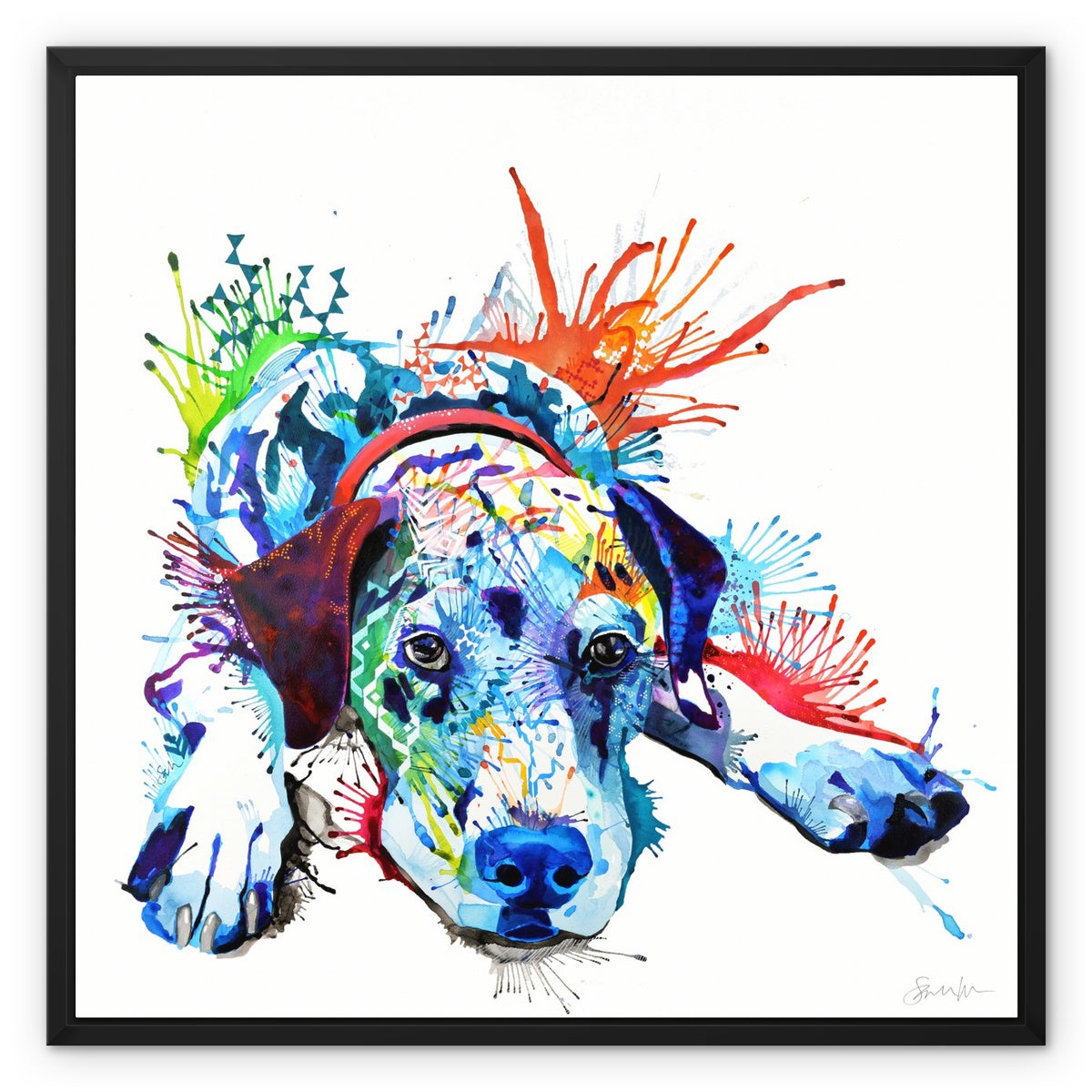 Dog Drawings | Dog Portrait | Sarah Taylor | Pet Portrait Artists | Pet Portraits | Art Commissions | Framed Prints | Wall Prints | Living Room Wall Art