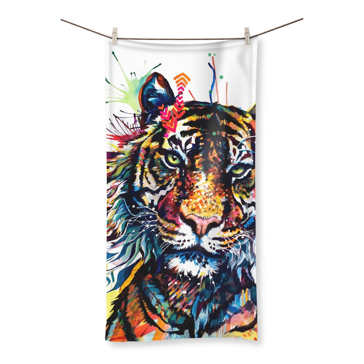 Tiger Artwork | Tiger Painting | Animal Art | Pet Portrait Artist | Colourful Animal Art | Animal Portraits