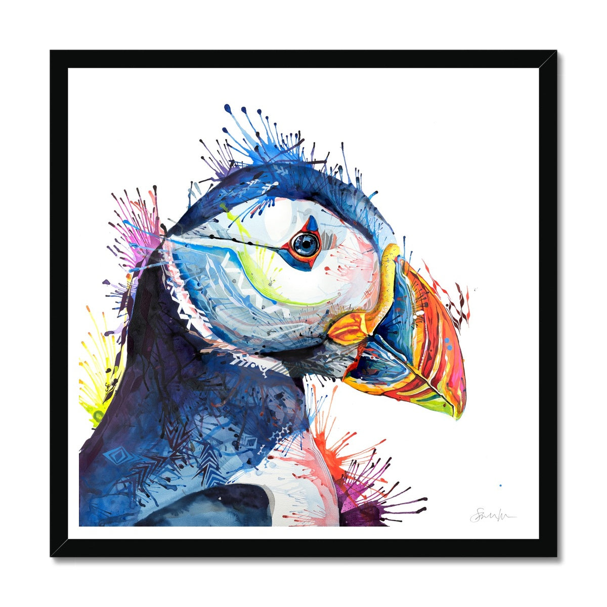 Wallart | Animal Portraits | Framed Wall Art | Animal Artwork | Wall Art Quirky | Sarah Taylor