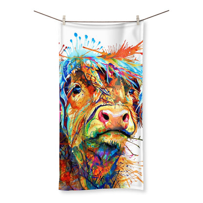 Maggie Moo the Highland Cow Towel