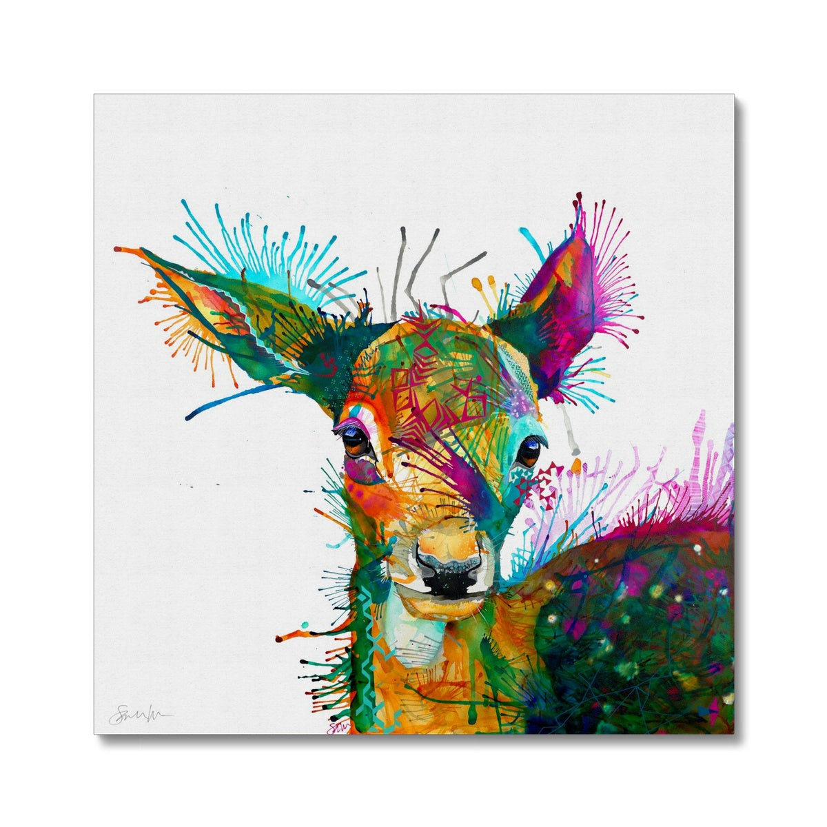 Fern Canvas-Fine art-Sarah Taylor Art