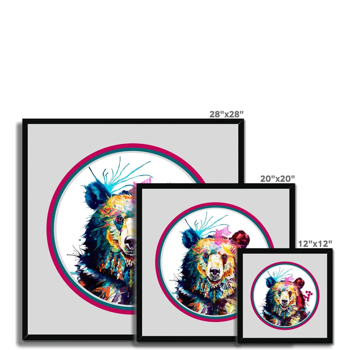 Sarah Taylor | Abstract Wall Art | Framed Art | Modern Art | Framed Prints | Animal Portraits