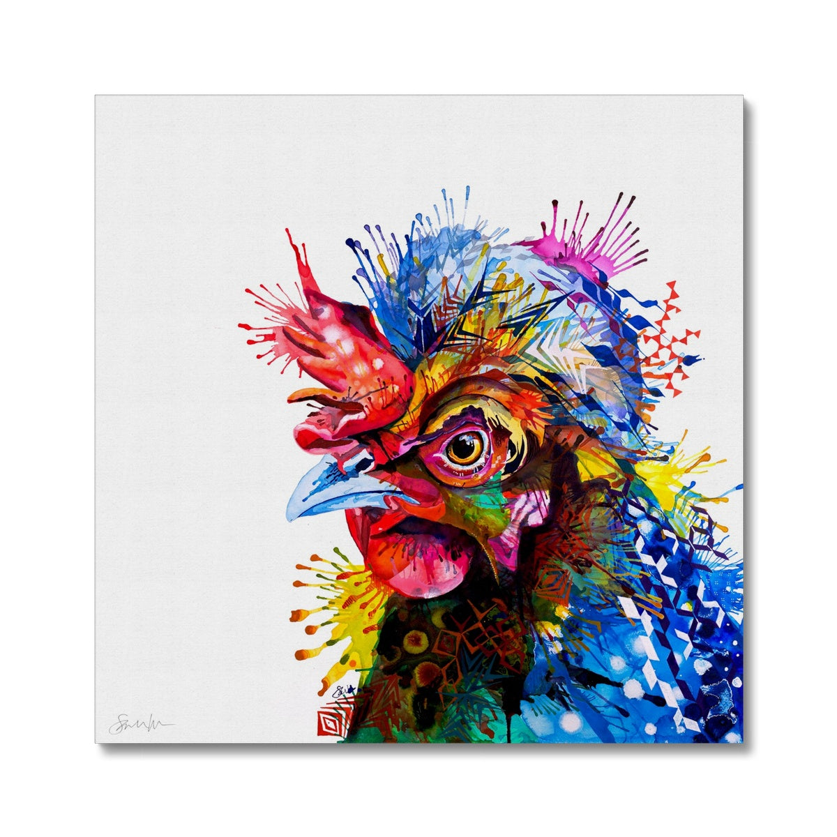 Wall Art | Framed Prints | Sarah Taylor | Modern Art | Framed Wall Art | Pet Portraits | Abstract Art | Framed Art | Bright Wall Art | Colourful Animal Art