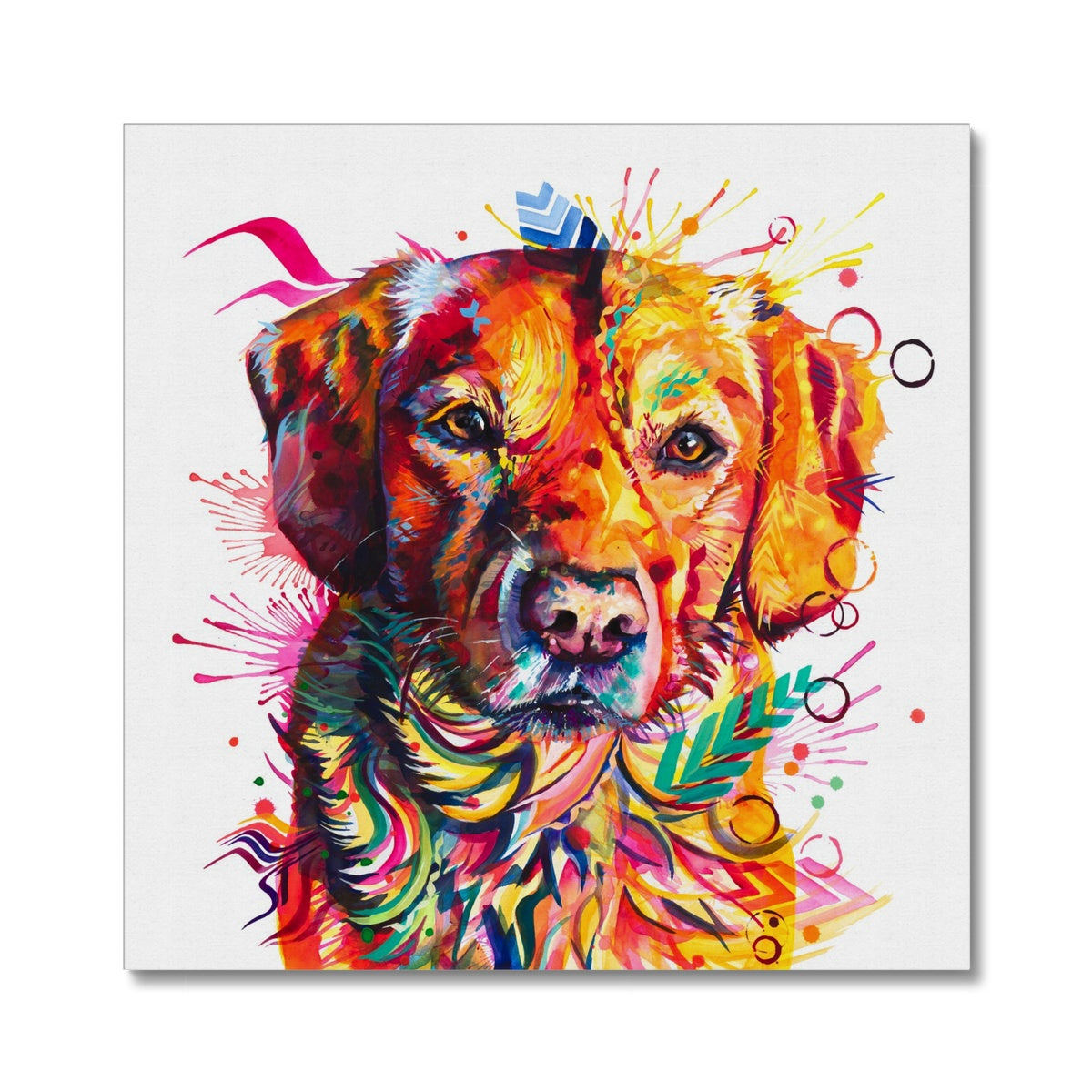 Dog Portrait | Sarah Taylor | Wall Art | Modern Wall Art | Dog Drawings | Modern Art